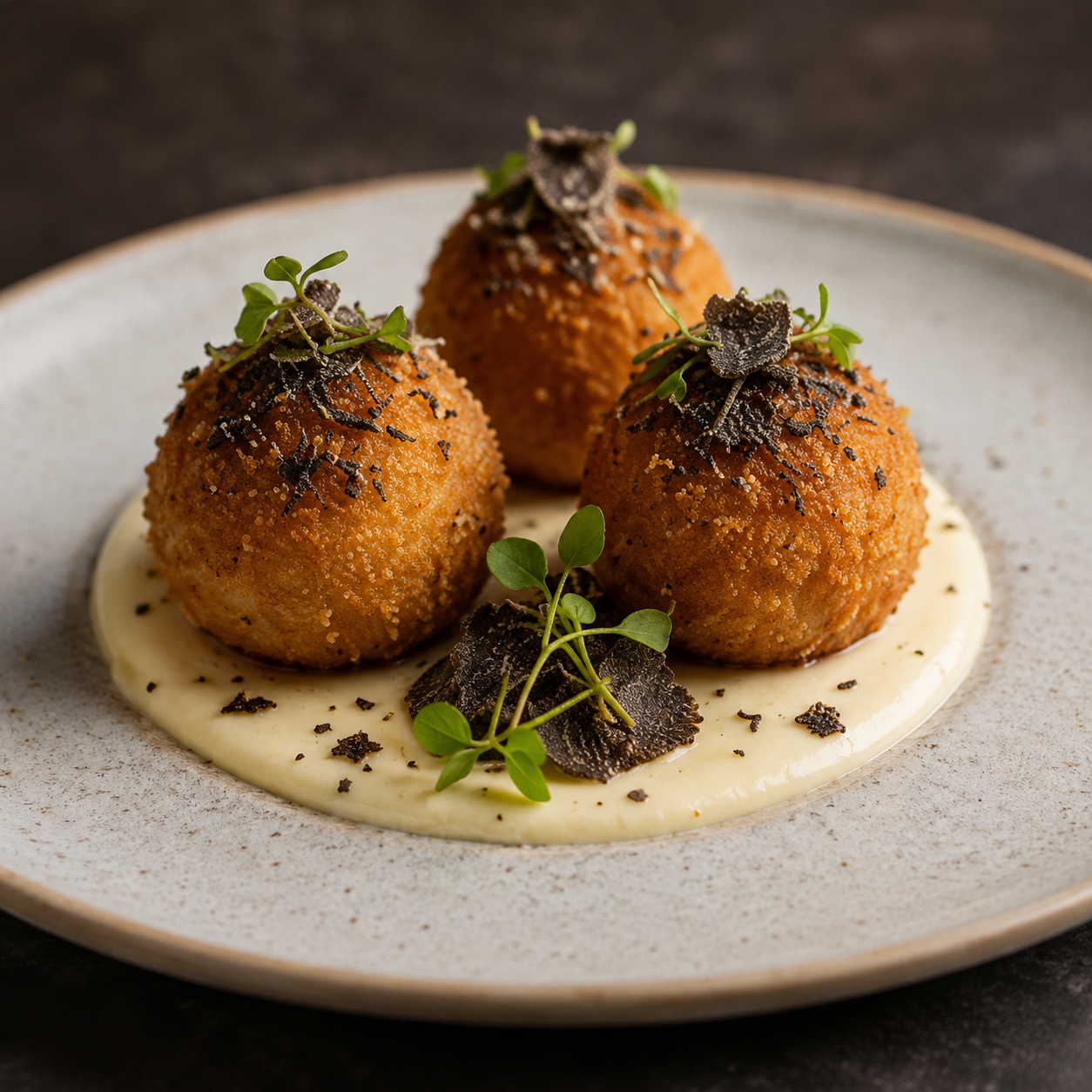 Truffle Wild Mushroom Arancini