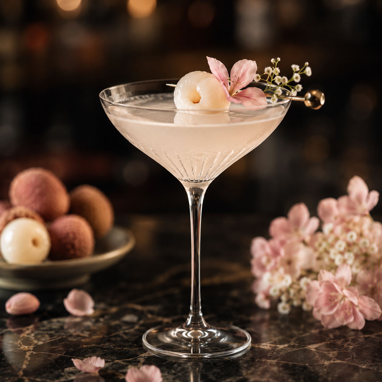 Lychee Blossom Martini